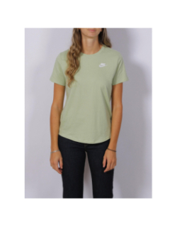 T-shirt nsw club logo brodé vert femme - Nike