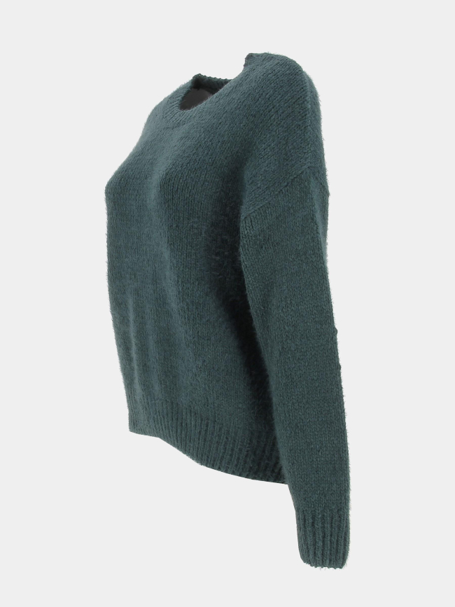 Pull daisy à boutons vert forêt femme - Le Temps Des Cerises
