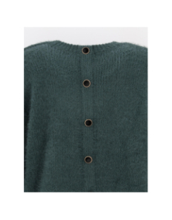 Pull daisy à boutons vert forêt femme - Le Temps Des Cerises