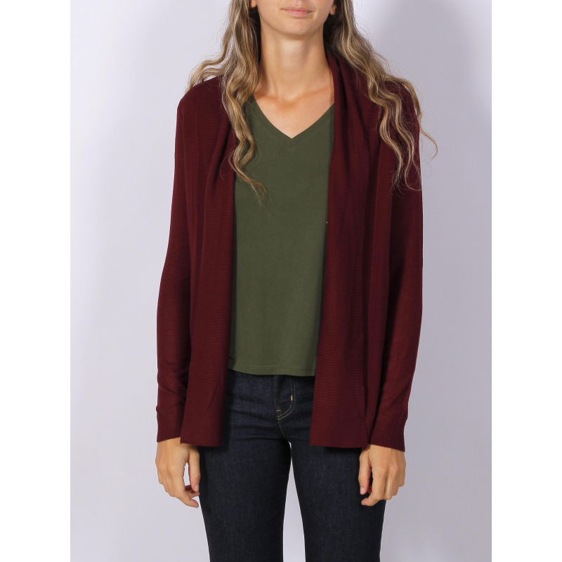 Gilet fin super zinfandel bordeaux femme - Tiffosi