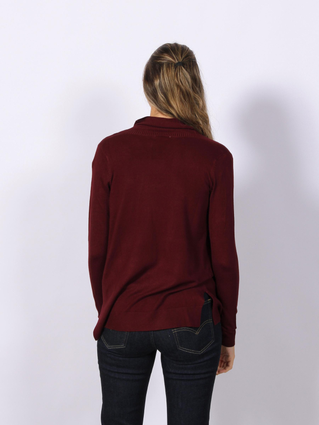 Gilet fin super zinfandel bordeaux femme - Tiffosi