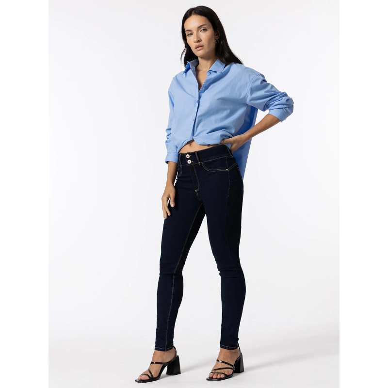 Jean skinny one size double comfort 49 marine femme - Tiffosi