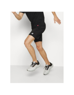 Short de running core run 2 en 1 noir homme - New Balance