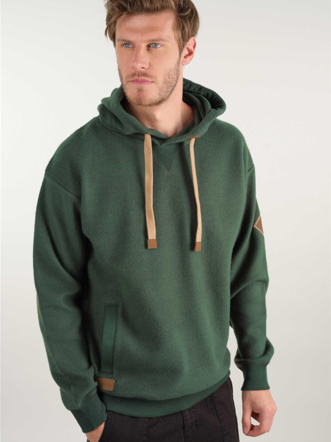 Sweat à capuche polaire duc vert homme - Deeluxe