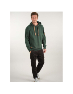 Sweat à capuche polaire duc vert homme - Deeluxe