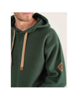 Sweat à capuche polaire duc vert homme - Deeluxe