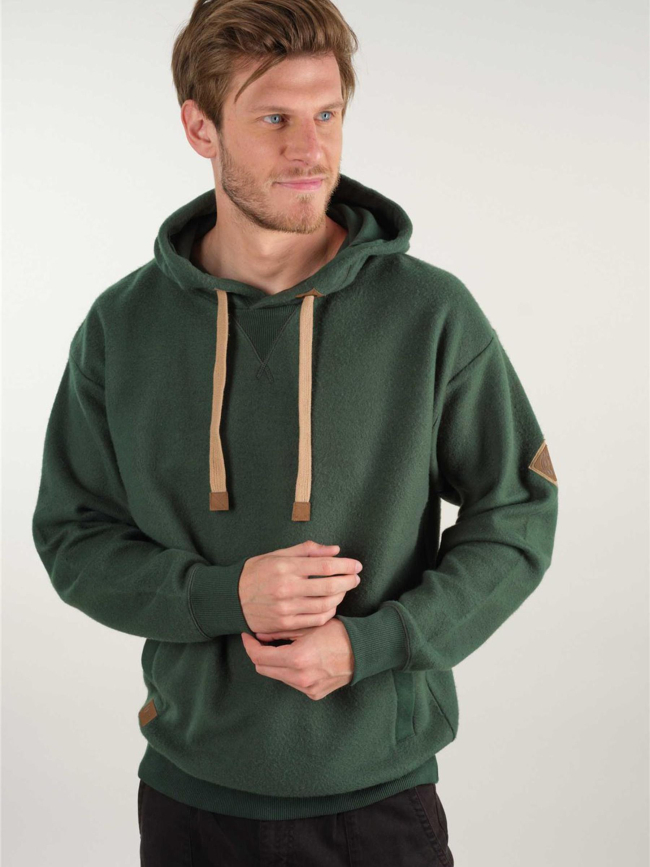 Sweat à capuche polaire duc vert homme - Deeluxe