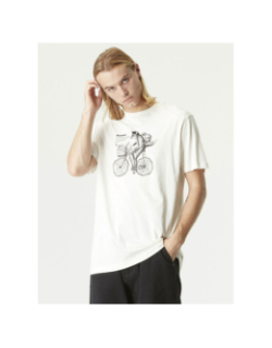 T-shirt D&S bicyfox blanc homme - Picture
