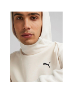 Sweat polaire bi-matière rad/cal blanc homme - Puma