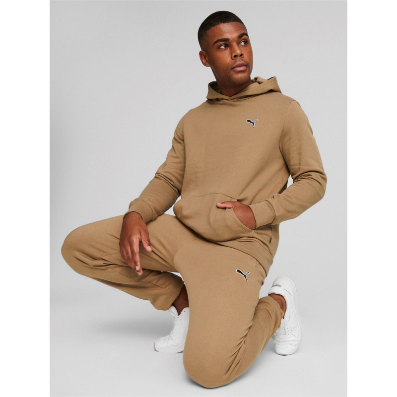 Sweat à capuche btr essential marron homme - Puma