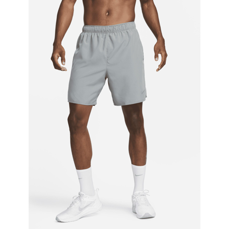 Short de running df challenger 7bf gris homme - Nike