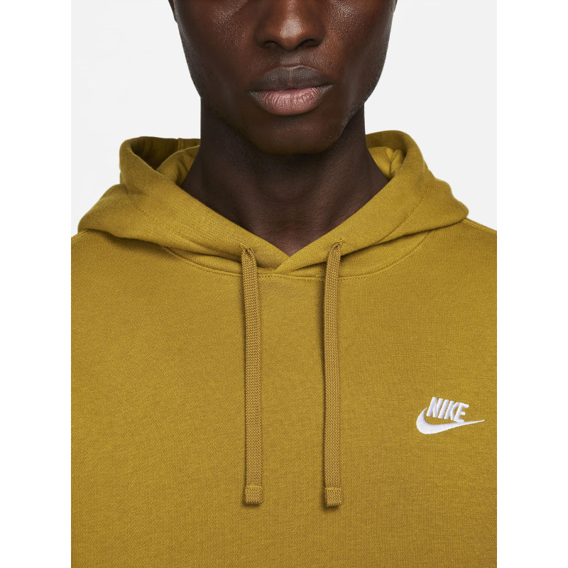 Sweat a capuche nsw club jaune homme Nike Sports Depot