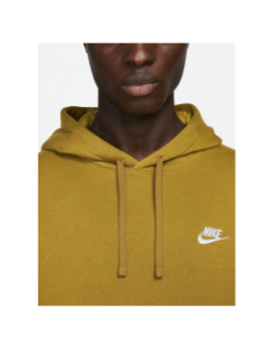 Sweat à capuche nsw club jaune homme - Nike