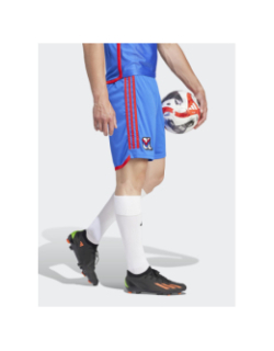 Short de football olympique lyonnais rouge bleu homme - Adidas