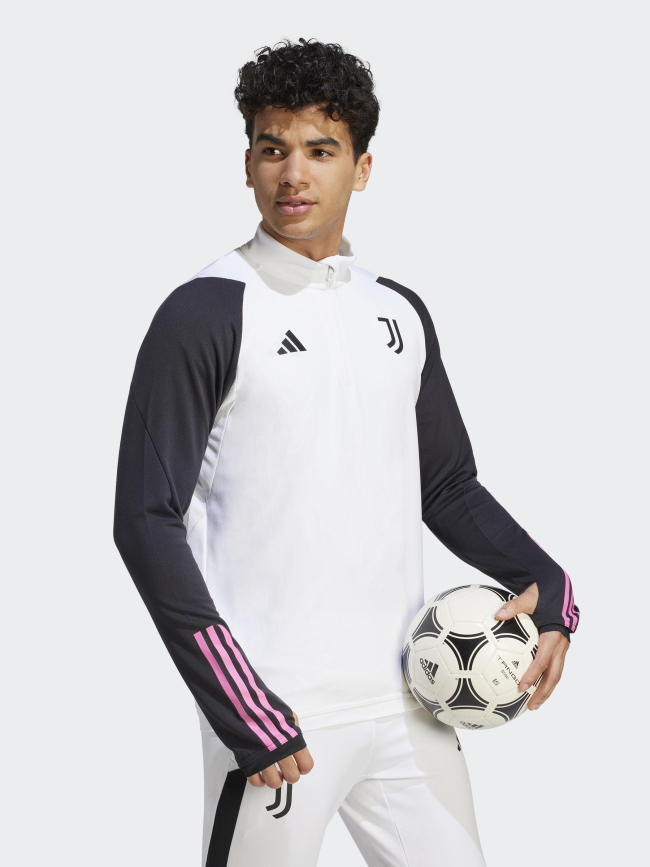 Sweat de football juventus training blanc homme - Adidas