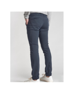 Pantalon chino kurt eclipse bleu homme - Le Temps Des Cerises