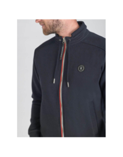 Sweat zippé galaxy bleu marine homme - Le Temps Des Cerises