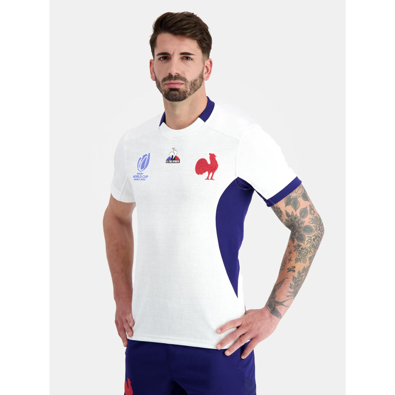 Maillot de rugby coupe du monde 2023 blanc - Le Coq Sportif