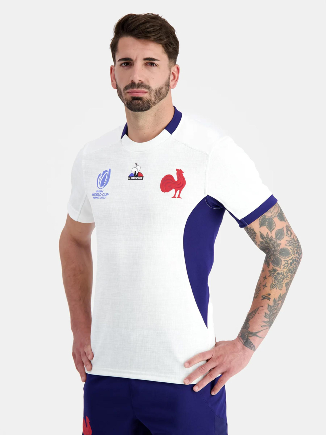 Maillot de rugby coupe du monde 2023 blanc - Le Coq Sportif