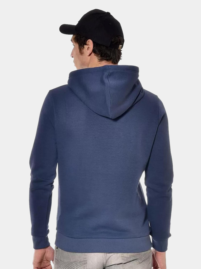 Sweat à capuche logo imprimé bleu homme - Von Dutch