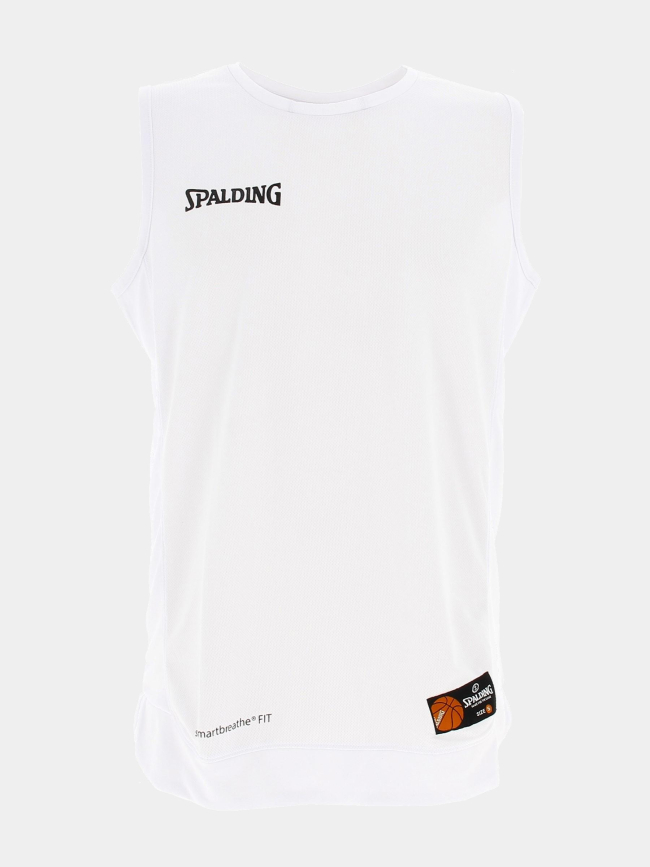 Débardeur de basketball hustle tank blanc homme - Spalding