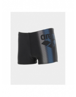 Maillot de bain boxer logo rayé bleu noir homme - Arena