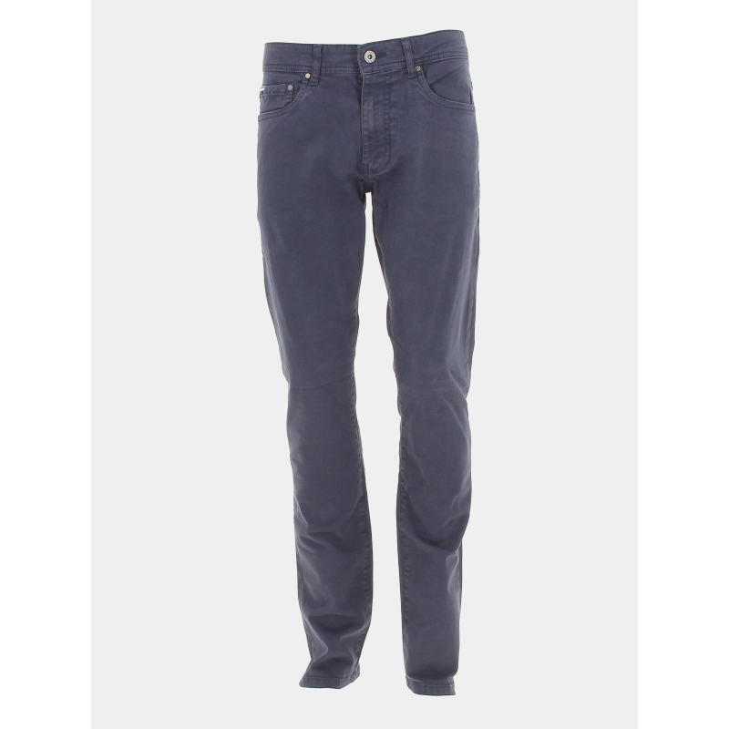 Pantalon regular fit bleu marine homme - Sun Valley