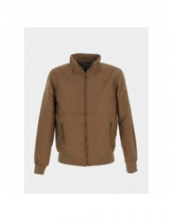 Veste style bomber uni marron homme - Sun Valley