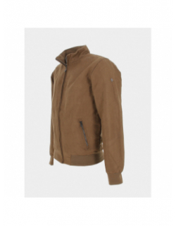 Veste style bomber uni marron homme - Sun Valley