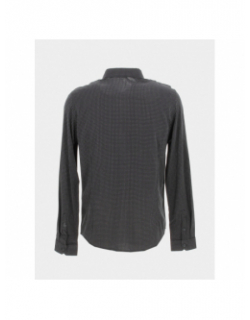 Chemise manches longues slim à motif noir homme - Sun Valley