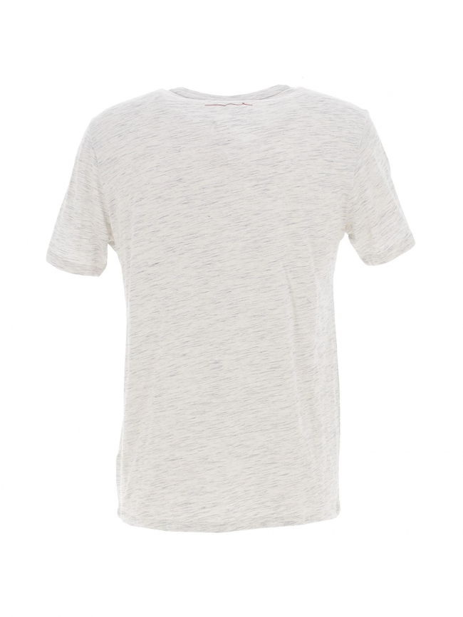 T-shirt t-nark uni gris chiné homme - Teddy Smith