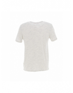 T-shirt t-nark uni gris chiné homme - Teddy Smith