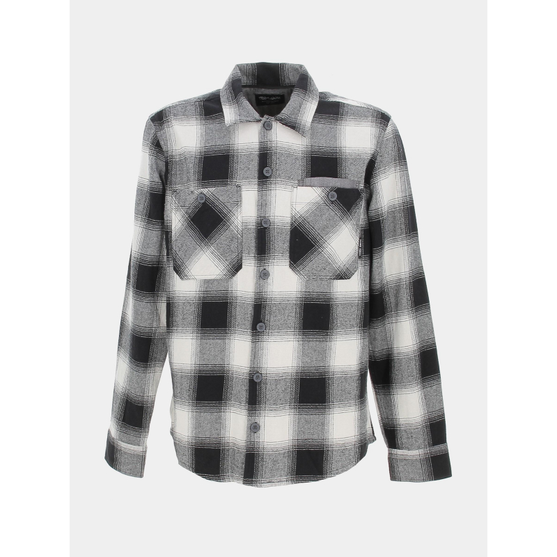 Chemise à carreaux c-turner noir homme - Teddy Smith