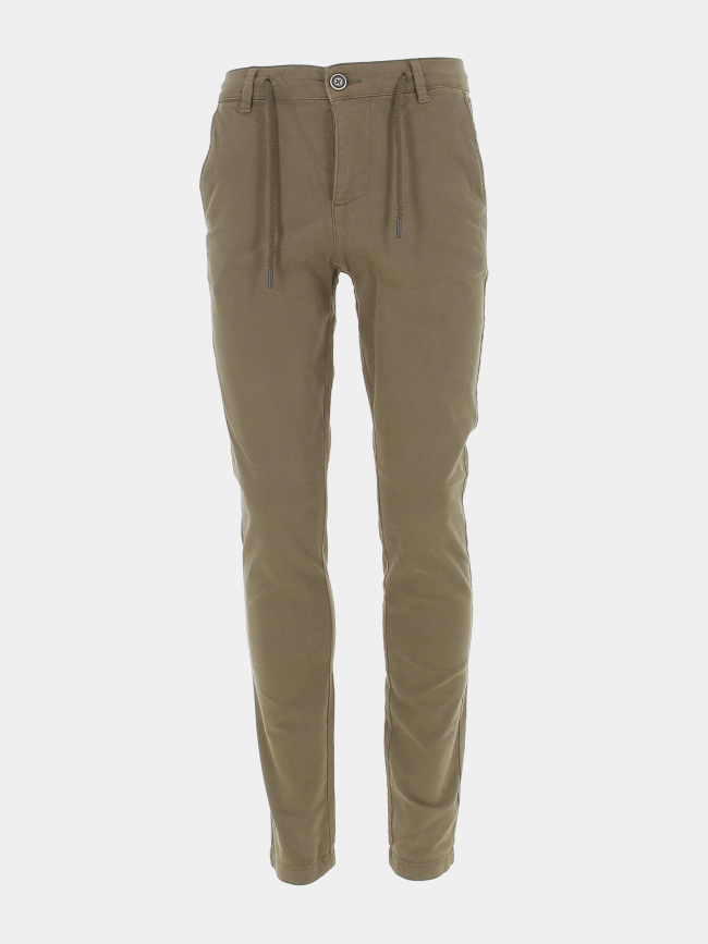 Pantalon chino marco lewis slim kaki homme - Jack & Jones