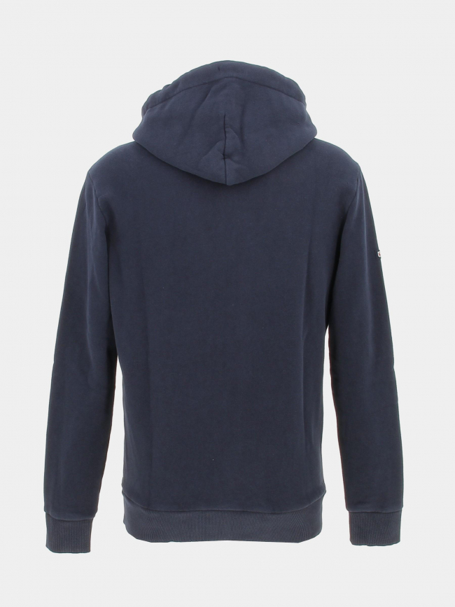 Sweat à capuche vintage logo bleu marine homme - Superdry