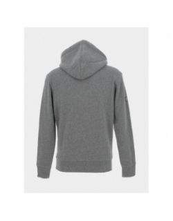 Sweat à capuche tonal logo gris anthracite homme - Superdry