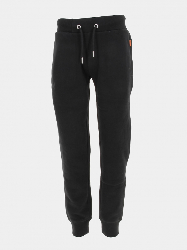 Jogging essential logo brodé noir homme - Superdry