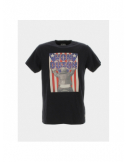 T-shirt biker amérique imprimé noir homme - Von Dutch