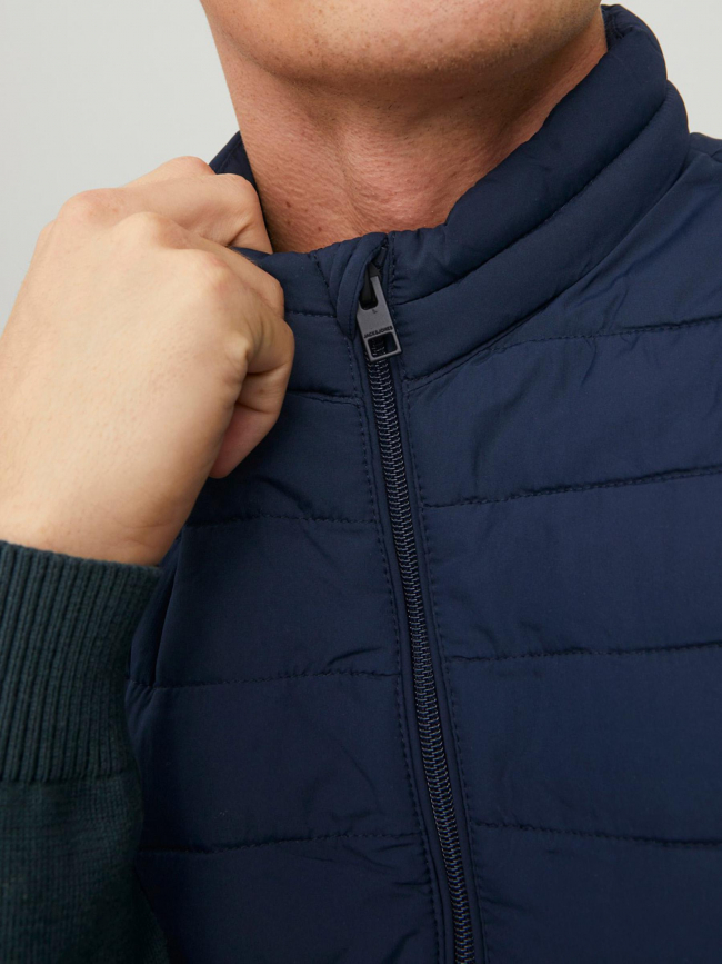 Doudoune sans manche fine recyclé bleu marine homme - Jack & Jones