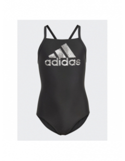 Maillot de bain big logo noir fille - Adidas