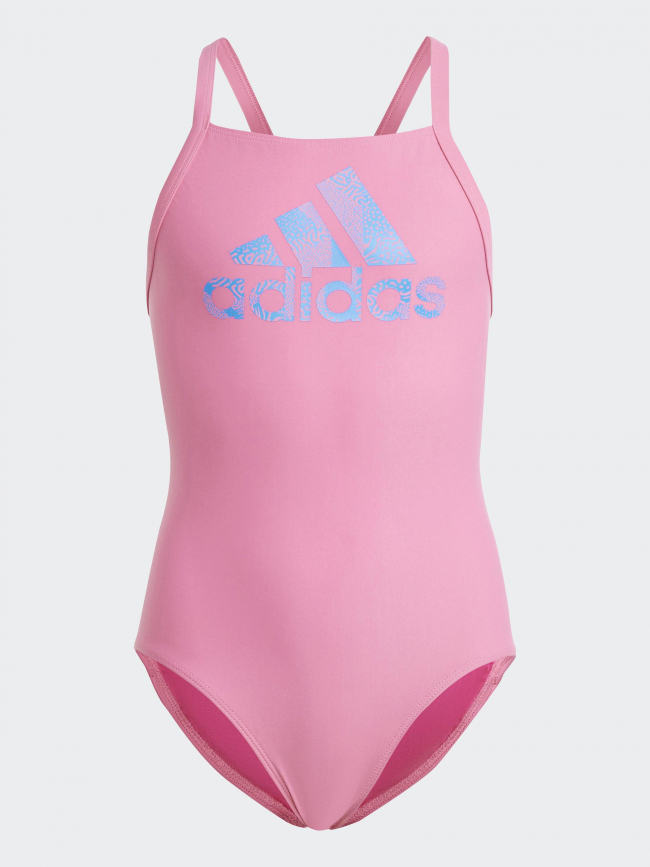 Maillot de bain big logo rose enfant - Adidas