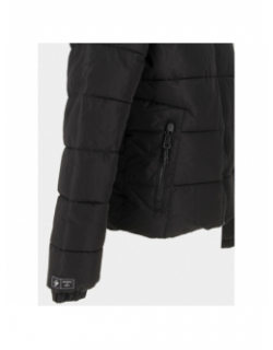 Doudoune hooded sports uni noir homme - Superdry