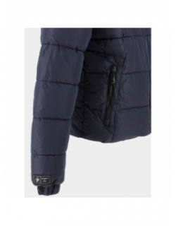Doudoune hooded sports bleu marine homme - Superdry