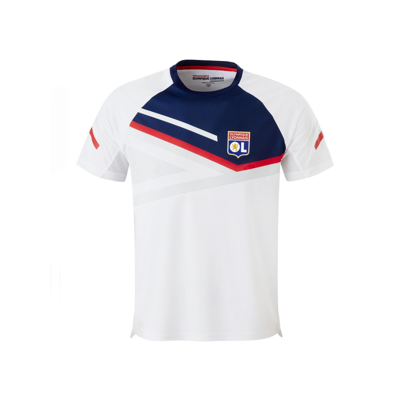 T-shirt de OL training boost blanc enfant - Olympique Lyonnais