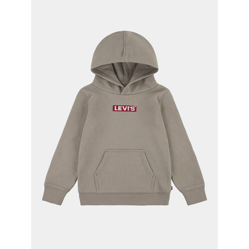 Sweat à capuche boxtab beige enfant - Levi's