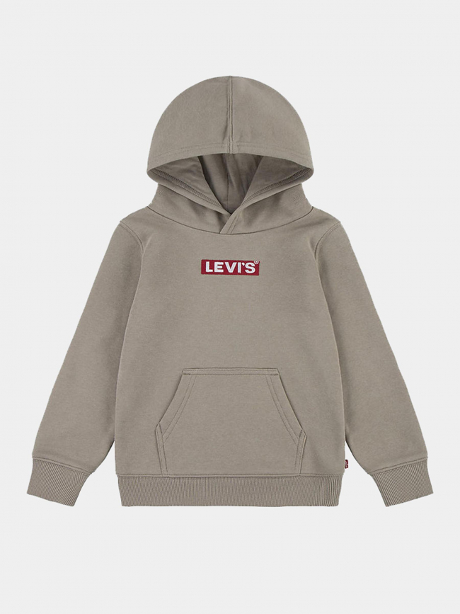 Sweat à capuche boxtab beige enfant - Levi's