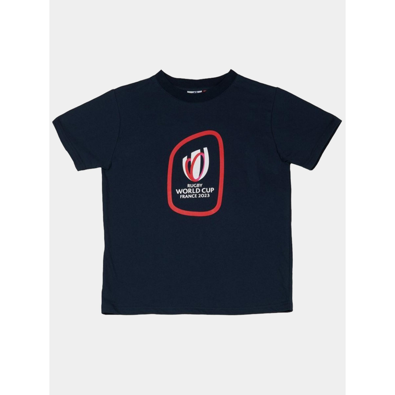 T-shirt rugby france 2023 bleu marine garçon - Holiprom