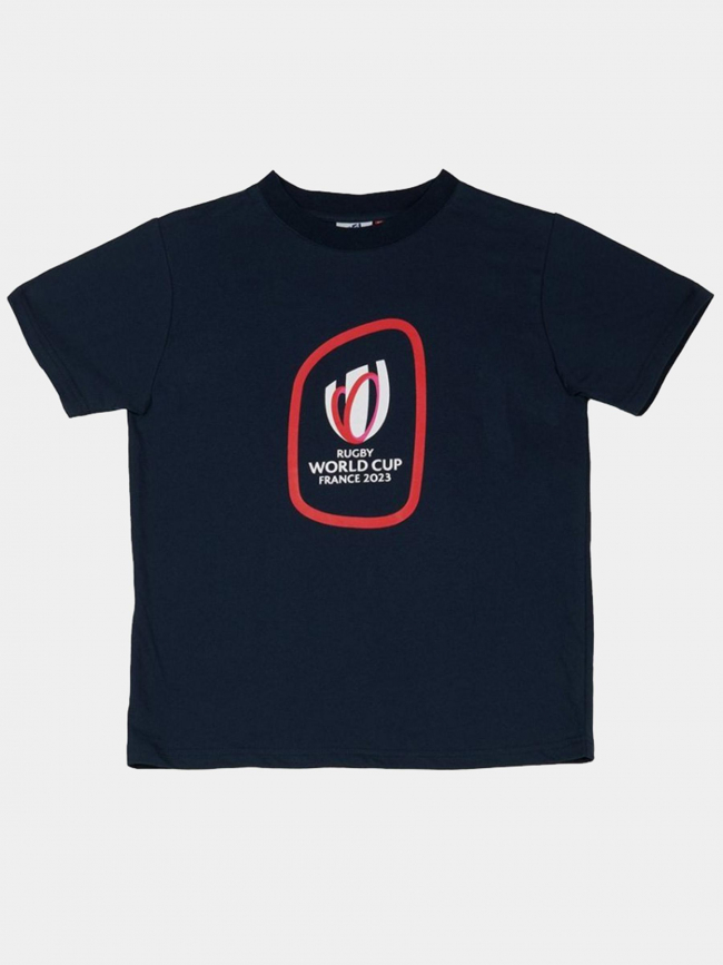 T-shirt rugby france 2023 bleu marine garçon - Holiprom