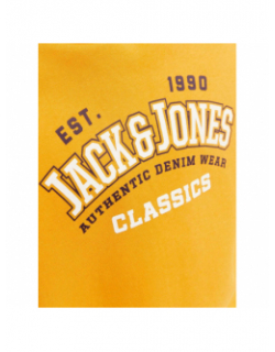 Sweat à capuche logo hood classics jaune enfant - Jack & Jones