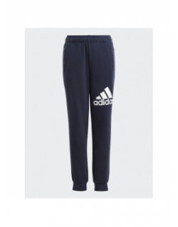 Jogging big logo blanc marine enfant - Adidas